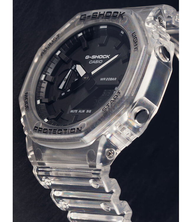 Casio  GA-2100SKE-7AER Herrenuhr G-Shock 45 mm
