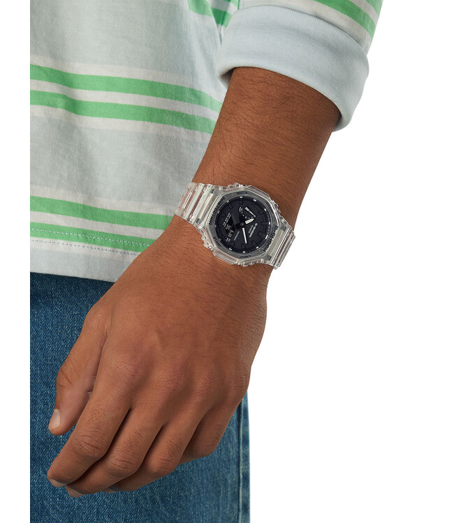 Casio  GA-2100SKE-7AER Herrenuhr G-Shock 45 mm