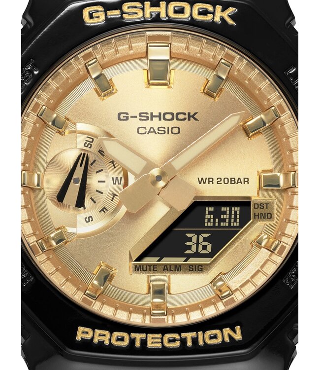Casio  GA-2100GB-1AER Herrenuhr G-Shock 45 mm