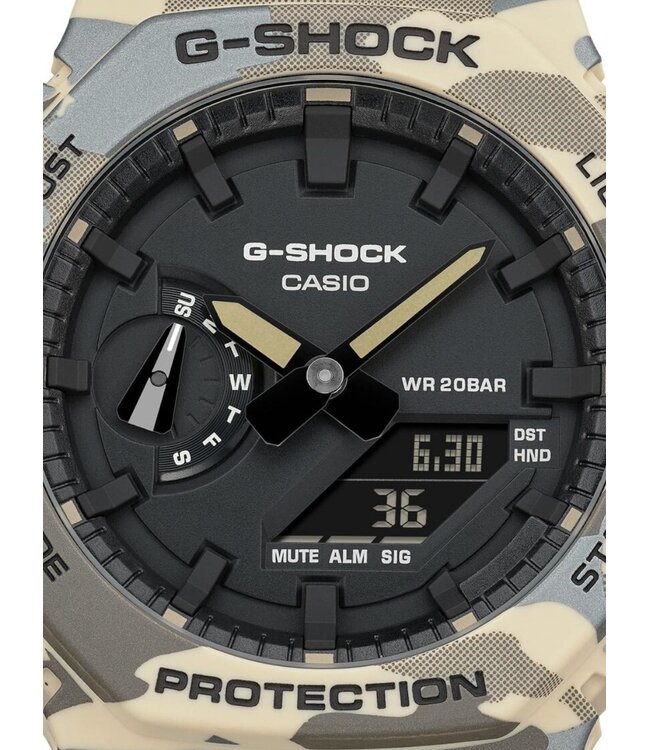 Casio  GA-2100CM-5AER Herrenuhr G-Shock 45 mm
