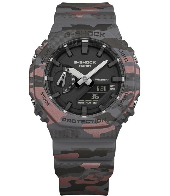Casio  GA-2100CM-8AER Herrenuhr G-Shock 45 mm