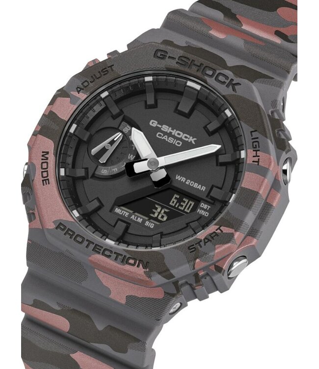 Casio  GA-2100CM-8AER Herrenuhr G-Shock 45 mm
