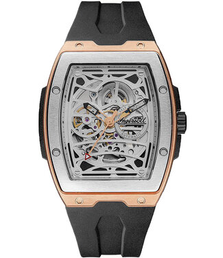Ingersoll Challenger I12302 Herrenuhr Automatik Silber Silikon