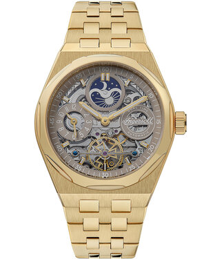 Ingersoll Broadway Dual Time I12902 Herrenuhr Automatik Grau/Silber Edelstahl