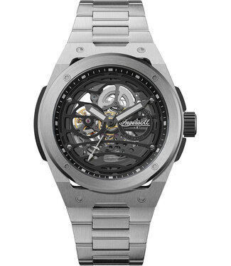 Ingersoll Springfield I15203 Herrenuhr Automatik Schwarz Edelstahl