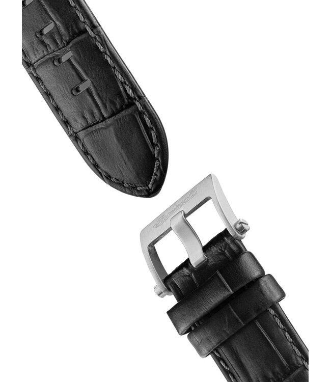 Ingersoll Varsity Dual Time Herrenuhr Grau Kalbsleder I15402