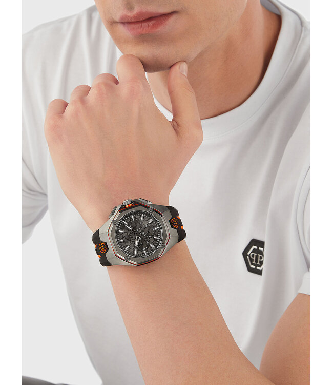 Philipp Plein  PWTBA0523 Herrenuhr Hyper Chronograph 45 mm