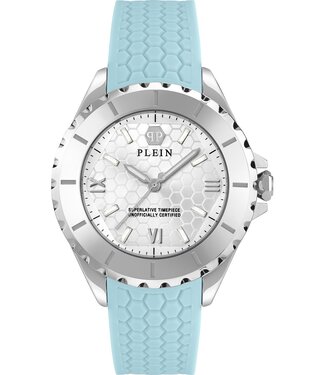 Philipp Plein  Rock PWPOA0124 Damenuhr Silber Silikon