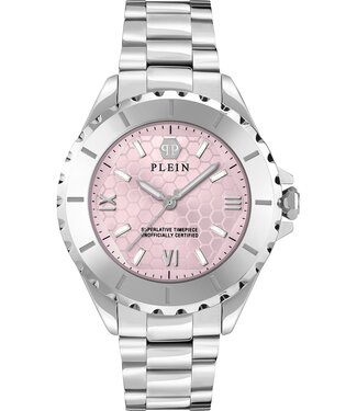 Philipp Plein  Rock PWPOA0324 Damenuhr Pink Edelstahl