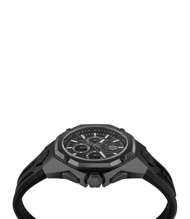 Philipp Plein  PWTBA0623 Herrenuhr Octagon Chronograph 45 mm
