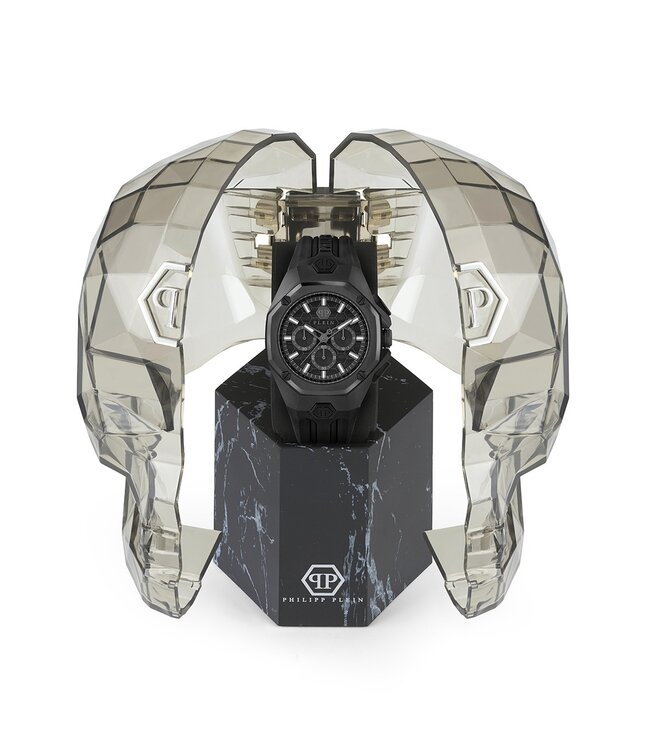 Philipp Plein  PWTBA0623 Herrenuhr Octagon Chronograph 45 mm