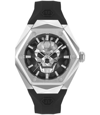 Philipp Plein  PWPWA0124 Herrenuhr Schwarz Silikon