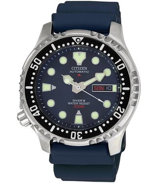 Citizen  Promaster NY0040-17LC Herrenuhr Automatik Blau Kautschuk
