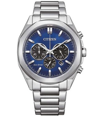 Citizen  Eco-Drive CA4590-81L Herrenuhr Chronograph Blau Edelstahl