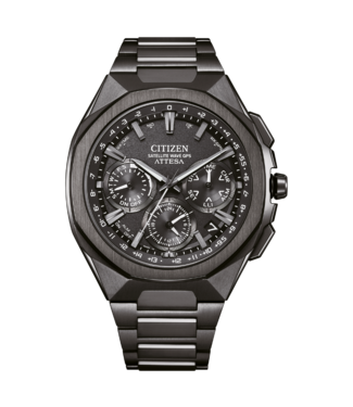 Citizen  Attesa CC4105-69E Herrenuhr Chronograph Schwarz Titan
