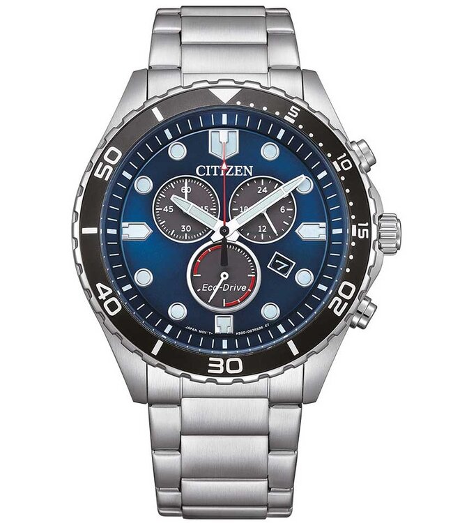 Citizen  AT2560-84L Herrenuhr Eco-Drive Chronograph 43 mm