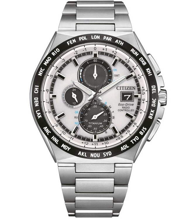 Citizen  AT8238-84A Herrenuhr Eco-Drive Chronograph 44 mm