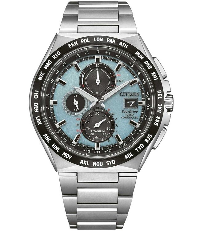 Citizen  AT8238-84M Herrenuhr Eco-Drive Chronograph 44 mm