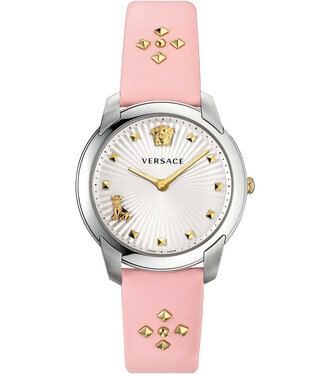 Versace  Audrey VELR00119 Damenuhr Silber Kalbsleder