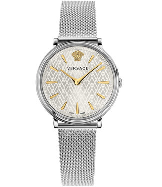 Versace  V-Circle VE8100519 Damenuhr Silber Edelstahl