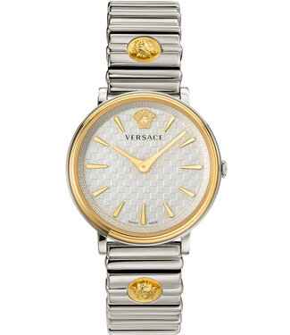 Versace  V-Circle VE8101419 Damenuhr Weiss Edelstahl
