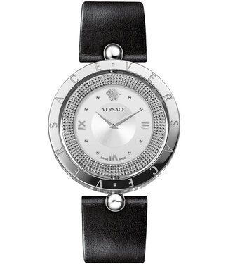 Versace  Eon VE7900120 Damenuhr Silber Kalbsleder