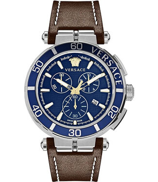Versace  VE3L00122 Herrenuhr Greca Chronograph 45 mm