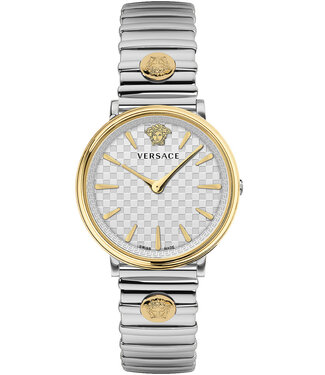 Versace  V-Circle VE8104922 Damenuhr Silber Edelstahl