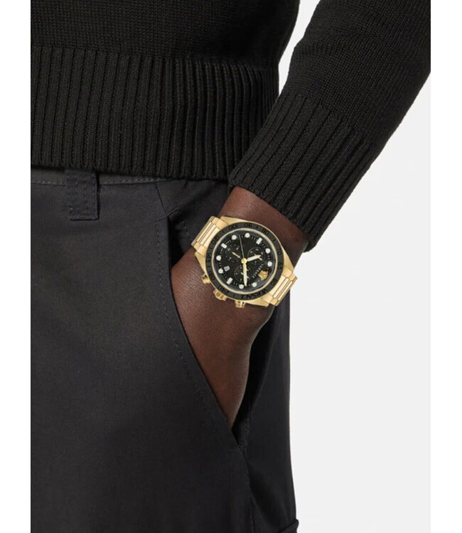 Versace  VE6K00523 Herrenuhr Greca Chronograph 43 mm