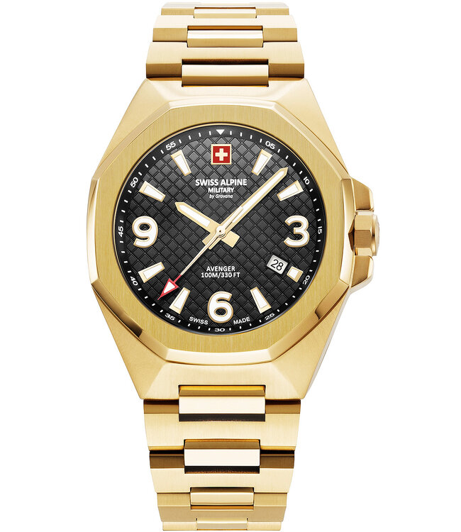Swiss Alpine Military  7005.1117 Herrenuhr Typhoon 42 mm