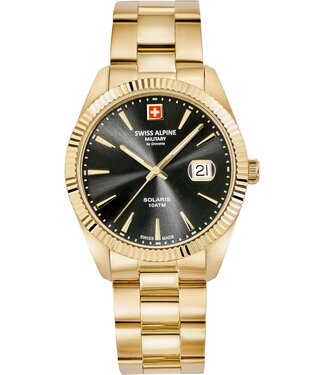 Swiss Alpine Military  7016.1117 Herrenuhr Solaris 42 mm