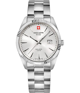 Swiss Alpine Military  7016.1132 Herrenuhr Solaris 42 mm