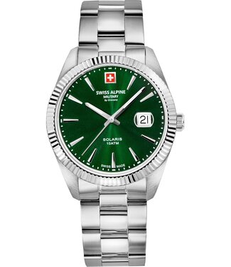 Swiss Alpine Military  7016.1134 Herrenuhr Solaris 42 mm