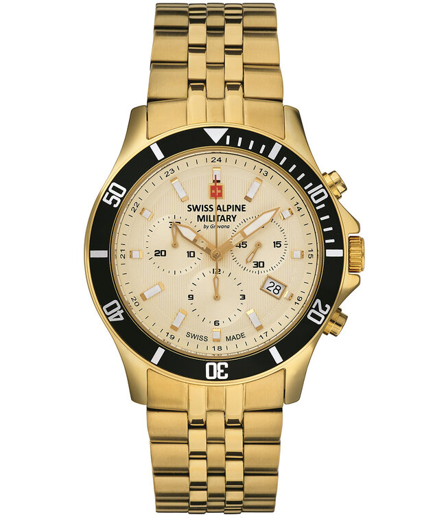 Swiss Alpine Military  7022.9111 Herrenuhr Chrono Chronograph 42 mm