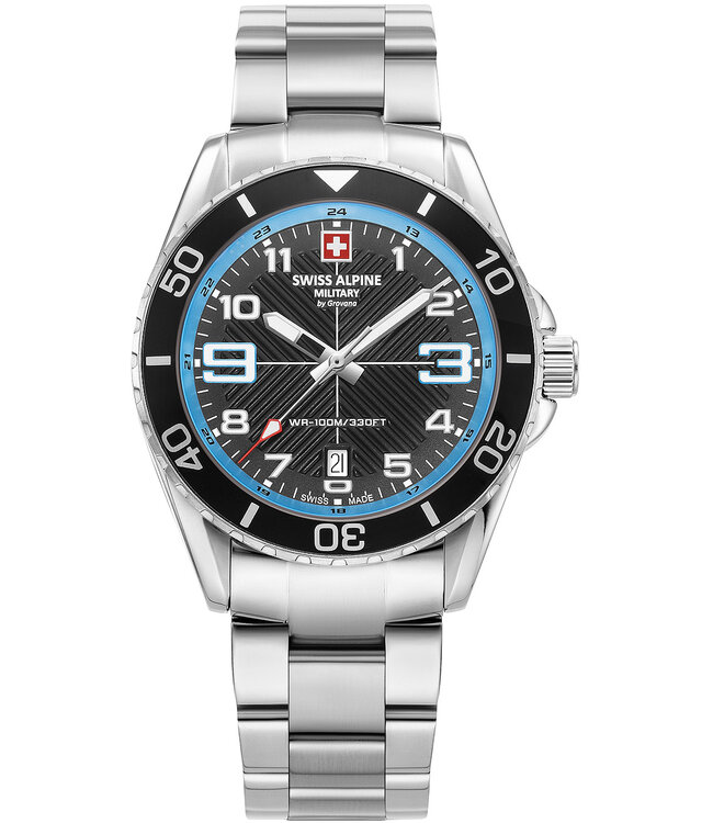 Swiss Alpine Military  7029.1131 Herrenuhr Raptor 42 mm