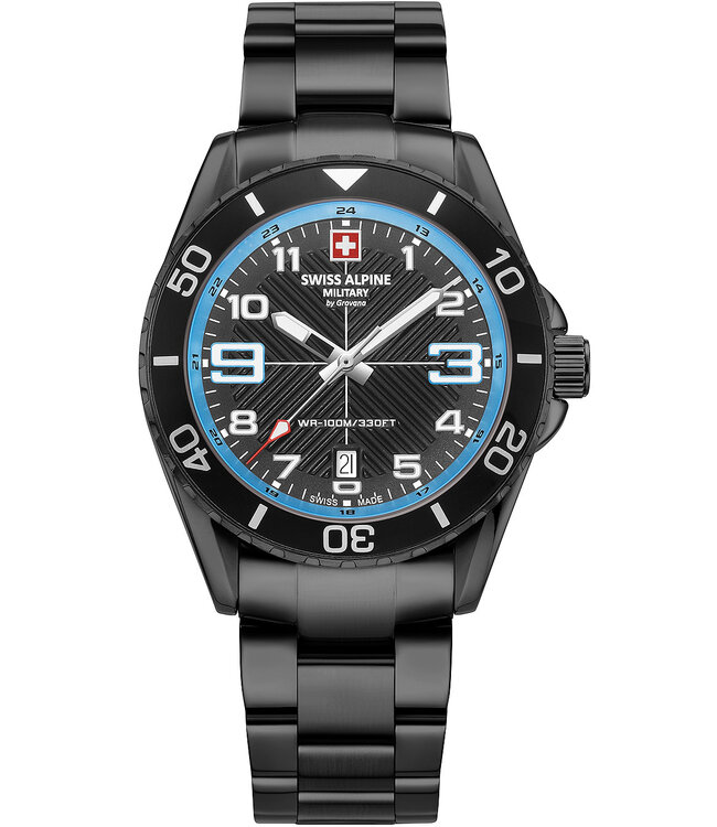 Swiss Alpine Military  7029.1171 Herrenuhr Raptor 42 mm