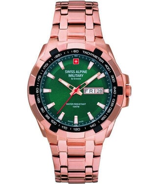 Swiss Alpine Military  Day-Date Herrenuhr 42 mm 7043.1164