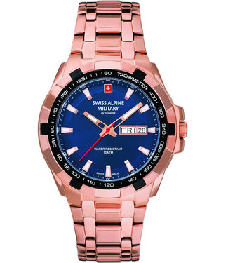 Swiss Alpine Military  7043.1165 Herrenuhr Day-Date 42 mm