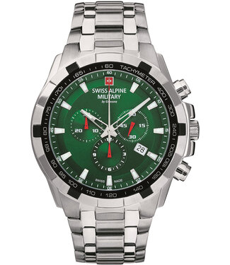 Swiss Alpine Military  7043.9134 Herrenuhr Chrono Chronograph 46 mm