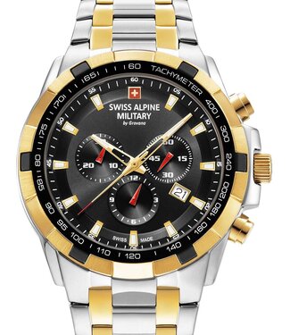 Swiss Alpine Military  7043.9147 Herrenuhr Star Chronograph 47 mm