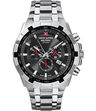 Swiss Alpine Military  7043.9237 Herrenuhr Star Chronograph 46 mm