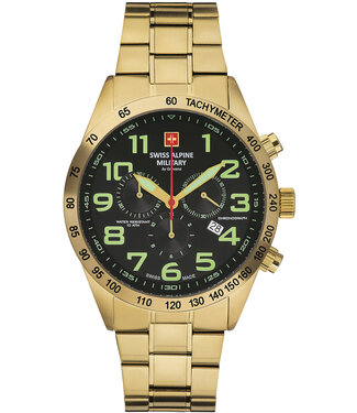 Swiss Alpine Military  7047.9114 Herrenuhr Chrono Chronograph 45 mm