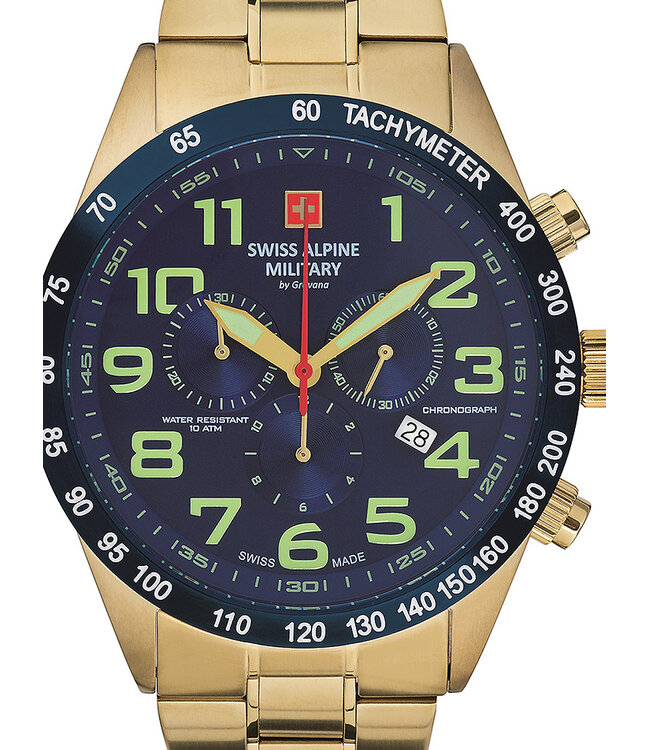 Swiss Alpine Military  7047.9115 Herrenuhr Chrono Chronograph 45 mm