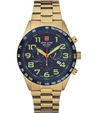 Swiss Alpine Military  7047.9115 Herrenuhr Chrono Chronograph 45 mm