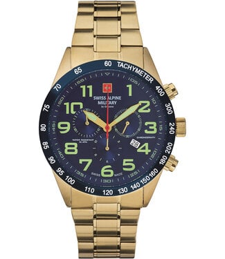 Swiss Alpine Military  Chrono Chronograph Herrenuhr 45 mm 7047.9115