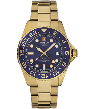 Swiss Alpine Military  GMT Herrenuhr 42 mm 7052.1115