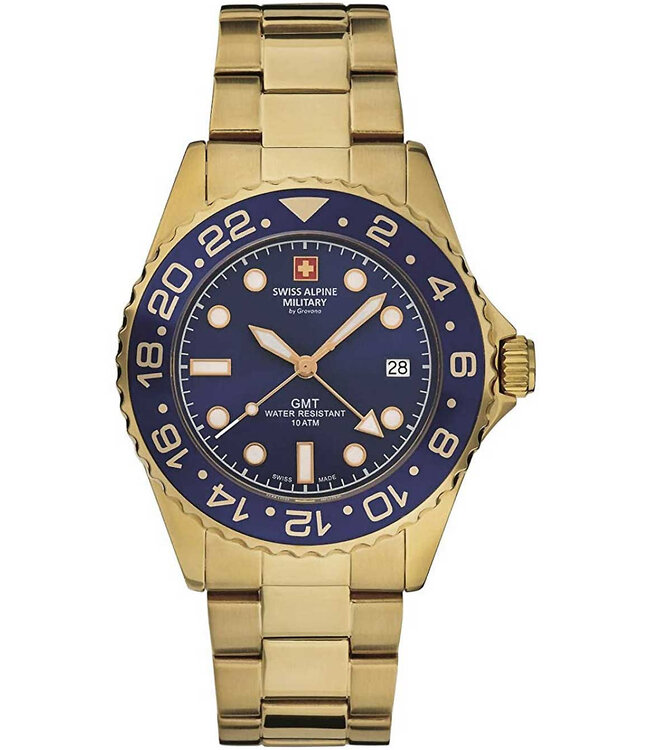 Swiss Alpine Military  7052.1115 Herrenuhr GMT 42 mm