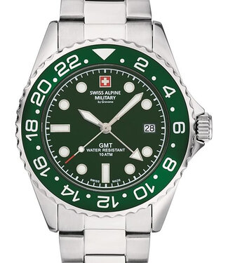 Swiss Alpine Military  7052.1134 Herrenuhr GMT 42 mm