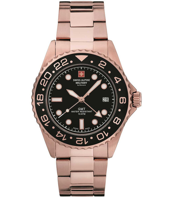 Swiss Alpine Military  7052.1167 Herrenuhr GMT 42 mm
