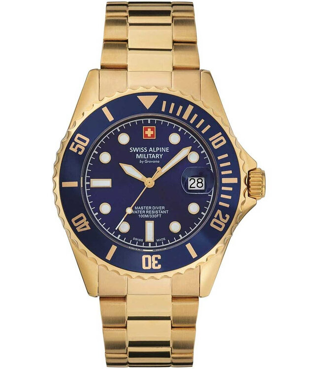 Swiss Alpine Military  7053.1115 Herrenuhr Diver 42 mm